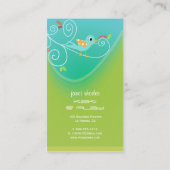 おしゃれな子供の保育園の名刺 名刺 (裏面)