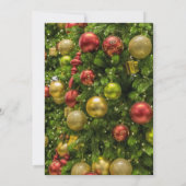 おしゃれな宝飾とリボンのクリスマスパーティー 招待状 (裏面)