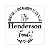 おしゃれな家紋と名言 ラバースタンプ (インプリント)