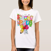 おしゃれな小学校2年生の先生のためのギフト女子用 Tシャツ (正面)