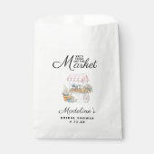 おしゃれな市場からお嫁さんへ ブライズシャワー フェイバーバッグ (正面)