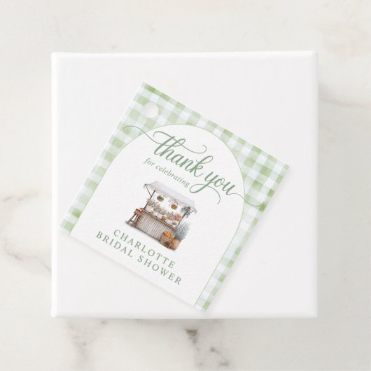 おしゃれな市場から消えた 花嫁のシャワー フェイバータグ (インサイチュ)