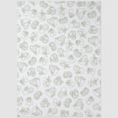 おしゃれな市場直送のグリーン ブライダルシャワー 薄葉紙 (正面)