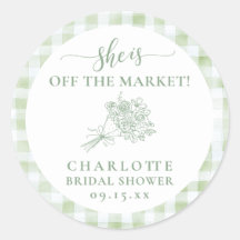 おしゃれな市場風のブライダルシャワーファーマーズ