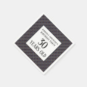 おしゃれな幾何学模様、モダンな誕生日パーティー スタンダードカクテルナプキン (角)