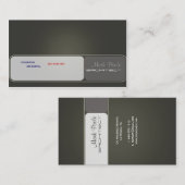 おしゃれな建築家名刺 名刺 (正面/裏面)