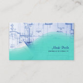 おしゃれな建築家名刺 名刺 (正面)