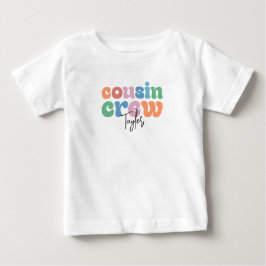 おしゃれな従兄弟クルー オーダーメイド ベビーTシャツ