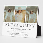 おしゃれな思い出の写真コラージュ フォトプラーク (側面)