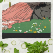 おしゃれな恋人たち キッチンタオル (折り畳み)