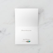 おしゃれな感謝のメッセージカード（フエザー） サンキューカード (内部)