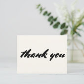 おしゃれな感謝を伝えるポストカード ポストカード (スタンド正面)