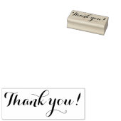 おしゃれな感謝 ラバースタンプ (押印)
