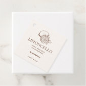 おしゃれな手作りレモンリモンチェッロラベル フェイバータグ (インサイチュ)