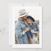 おしゃれな手描き落書きレトロスタイルの花嫁のシャワーパーティー 招待状 (裏面)