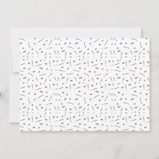 おしゃれな手書き文字の「結婚式の仲人になってくれますか？」 招待状 (裏面)