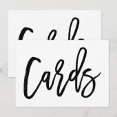 おしゃれな手書き結婚式カード印刷 招待状 (正面/裏面)