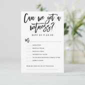 おしゃれな手書き結婚式出欠確認カード 出欠カード (スタンド正面)