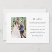 おしゃれな手書き風結婚発表カード（編集可能） サンキューカード (裏面)