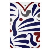 おしゃれな抽象的なパターン ミニクリップボード (裏面)