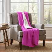 おしゃれな抽象的な小さなモチーフのピンクの模様 シェルパブランケット