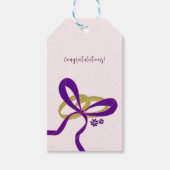 おしゃれな文字 - ご結婚おめでとう ギフトタグ (正面)