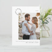 おしゃれな新婚夫婦のクリスマスカード シーズンカード (スタンド正面)