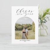 おしゃれな新年の写真 シーズンカード (スタンド正面)