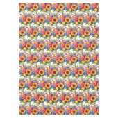 おしゃれな春の色　花　フラワー テーブルクロス (正面)