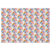 おしゃれな春の色 花 フラワー テーブルクロス (正面(横))