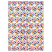おしゃれな春の色 花 フラワー テーブルクロス (正面)
