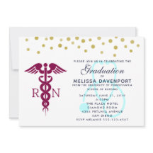 おしゃれな杖と聴診器の看護師卒業生