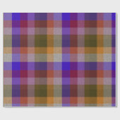 おしゃれな格子模様 ラッピングペーパー (フラット)