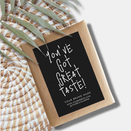 おしゃれな梱包用ラベルシール フードラベル