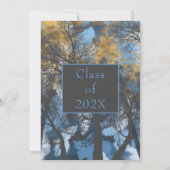 おしゃれな森のサンセットパーティー招待状 招待状 (裏面)