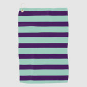 おしゃれな横縞ゴルフタオル ギフト ゴルフタオル (正面)
