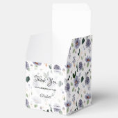 おしゃれな水彩パープルの花 フェイバーボックス (オープン)