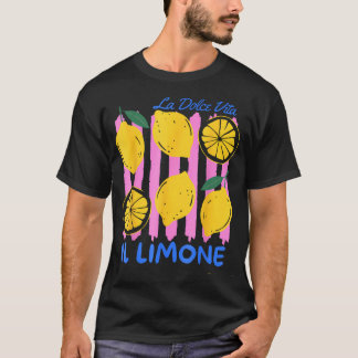 おしゃれな沿岸地域の祖母のイタリアン・リモンチェッロ社交界 Tシャツ