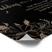 おしゃれな洗濯バサミ 結婚前のお祝いゲーム看板 ポスター (角)