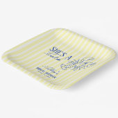 おしゃれな海岸ウェディングシャワーの紙皿 ペーパープレート (傾斜あり)