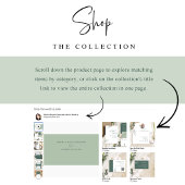 おしゃれな深緑の席札カード(ゲスト名入り)