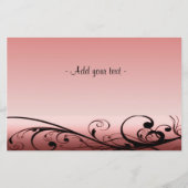 おしゃれな渦巻きフライヤー チラシ (裏面)