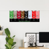 おしゃれな牛ポスター ポスター (ホームオフィス)