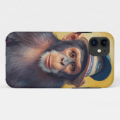 おしゃれな猿の肖像モバイルケース Case-Mate iPhoneケース (裏面(横))