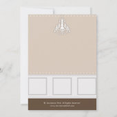 おしゃれな現代のママのためのベビーシャワーの招待状 招待状 (裏面)