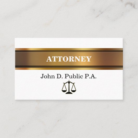 おしゃれな現代の弁護士名刺 名刺 (正面)