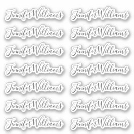 おしゃれな現代カリグラフィー名前シール シール