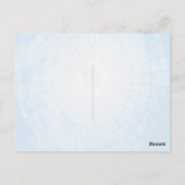 おしゃれな現代的なコンパスを使ったビジネスプロモーション ポストカード (裏面)