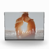 おしゃれな現代風の初めてのクリスマス　Mr. & Mrs. フォト (正面)