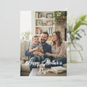 おしゃれな現代風の母の日カード カード (スタンド正面)